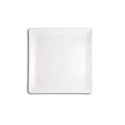 FOH Plate, Square Porcelain 10" - White - CS1D Front Of The House