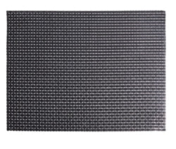 FOH Placemat 16"x12" Basketweave Black - CS1D