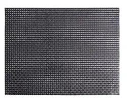 FOH Placemat 16"x12" Basketweave Black - CS1D Front Of The House