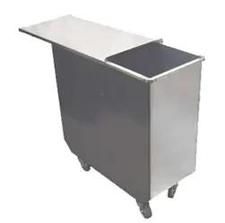 GSW Flour Bin 100Qt/25G S/S NSF - DN-FB100 GSW