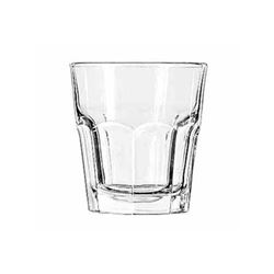 Libbey - Vaso de vidrio, rocas "Gibralter Pattern" 9 oz - CS3D