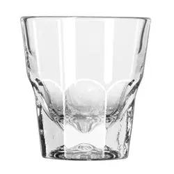 Libbey - 15248 Glass, Rocks "Gibraltar Pattern" 4 1/2oz - CS3D Libbey