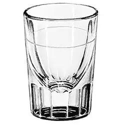 Libbey Glass, Shot Fluted Bottom 2 oz - 7/8 oz Line - CS4D Libbey