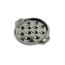 Matfer Bourgeat - Escargot Plate 6-1/4"d 12Hl S/S - 613281 - PK5 Matfer Bourgeat
