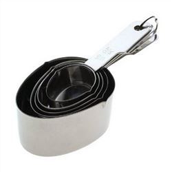 Norpro Measuring Cup Set, Stainless Steel, 5-Piece - 3057 Norpro