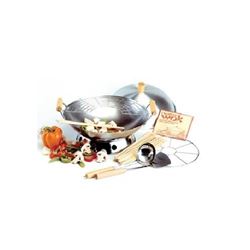 Norpro Wok Set, Carbon Steel, 10 Piece, 14" - 506 Norpro