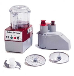 Procesador de alimentos de 1 hp con recipiente transparente
