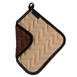 Pot Holder Brown 8X8 Terry San Jamar