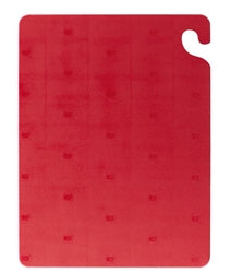 San Jamar Cut-N-Carry Cutting Board 15"x20"x0.5" Red CB152012RD San Jamar