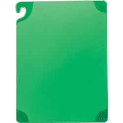 Tabla de cortar San Jamar Saf-T-Grip, 38 x 50 x 1,27 cm, verde, CBG152012GN