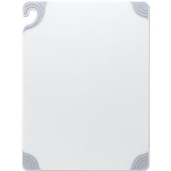 Tabla de cortar San Jamar Saf-T-Grip, 38 x 50 x 1,27 cm, blanca, CBG152012WH