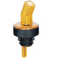 Spill-Stop Pourer Ban-M Screened - Amber W/Black Collar - 313-00 12/BG