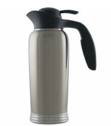 Service Ideas Stanley Commercial ErgoServ Creamer, 1ltr, 4-1/4" x 7" x 11", Double Walled S/S - 10-00744-000 Service Ideas