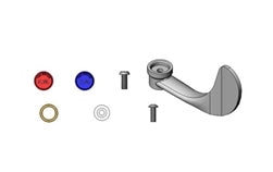 T&S Brass Equip 4英寸腕式手柄套件 - B-WH4-K