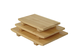 Bamboo Sushi Plate 4.75"x8.5" - TGIWSPB001 Thunder Group