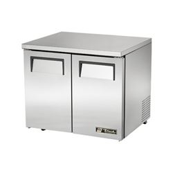 TRUE - Refrigerator, Undercounter 36" Solid Door - 2 Section, Low Profile - TUC-36-LP