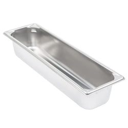 Sartén para mesa de vapor Vollrath, tamaño mediano, larga, "Super Pan" V, 4" de profundidad - 30542