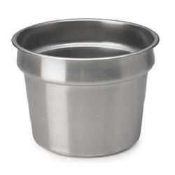 Recipiente Vollrath de inserción, redondo, de 11 qt, de acero inoxidable - 78204
