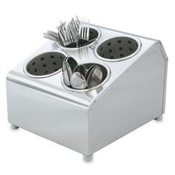 Portacubiertos Vollrath de 4 compartimentos - Acero inoxidable - 97240