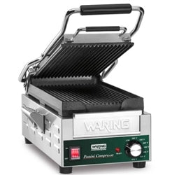 Parrilla para panini Waring, delgada, acanalada - 120 V - WPG200