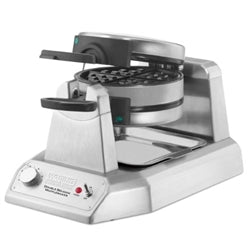 Waring Waffle Baker, Space Saver Double Belgian - 120V - WW200 Waring