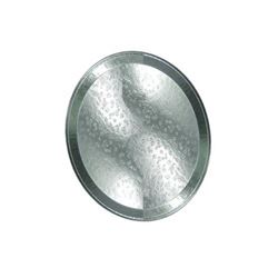Bandeja plana de aluminio Western Plastics, redonda de 45 cm (paquete de 18)