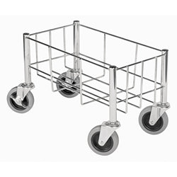 Carro de basura Winco para Slim Jims, alambre cromado - DWR-1708