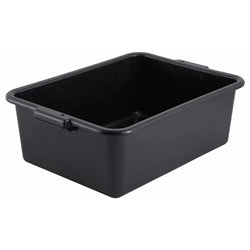 Winco - Caja de autobús de 18 cm de profundidad - Negra - PL-7K
