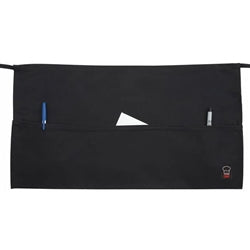 Delantal de cintura, negro