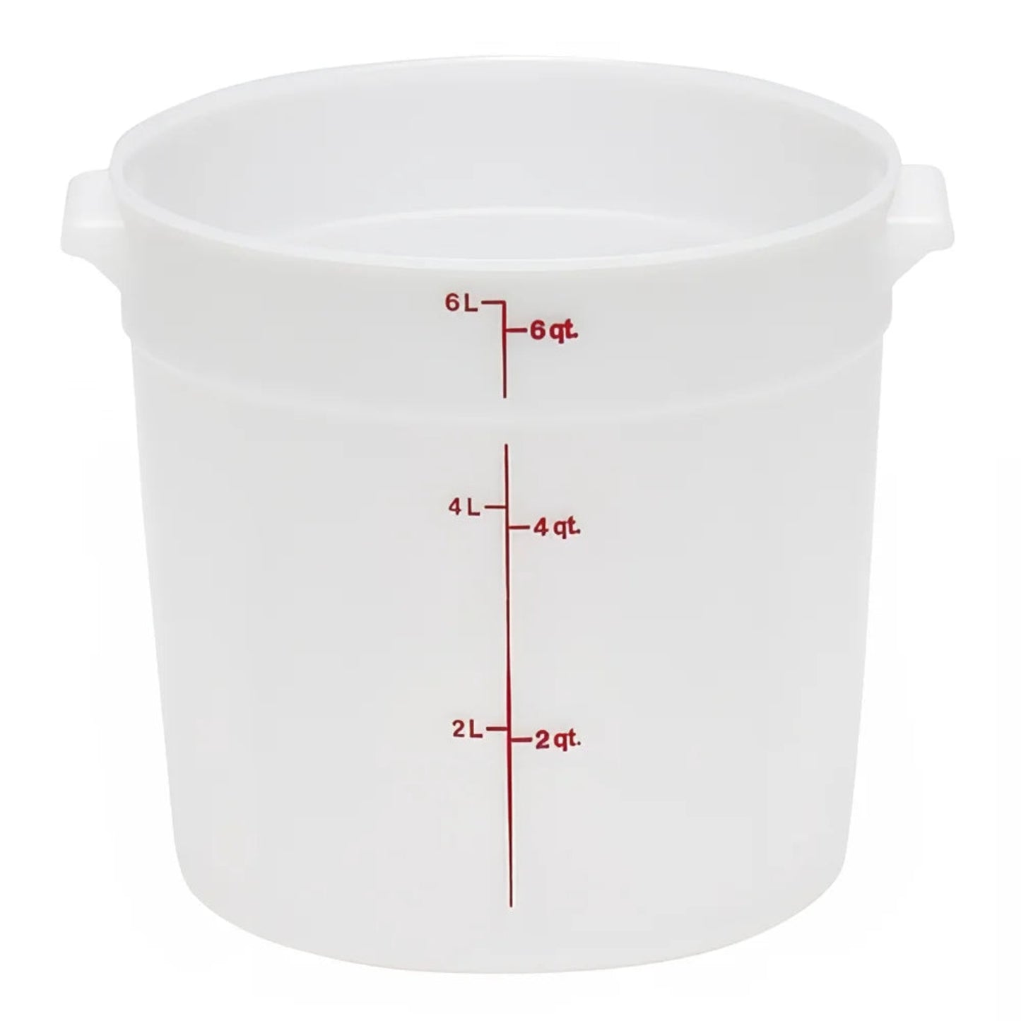 Recipiente para alimentos Cambro, redondo, 6 cuartos, blanco - CAMRFS6148