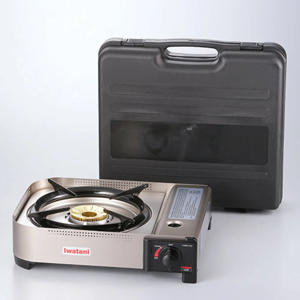 Iwatani Portable Butane Stove Brass Burner CSA 15,000 BTU 35FW