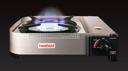 Iwatani Portable Butane Stove Brass Burner CSA 15,000 BTU 35FW