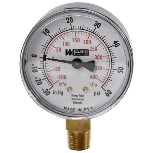 621002 - COMPOUND GAUGE 2-1/2, 30VAC-60PSI