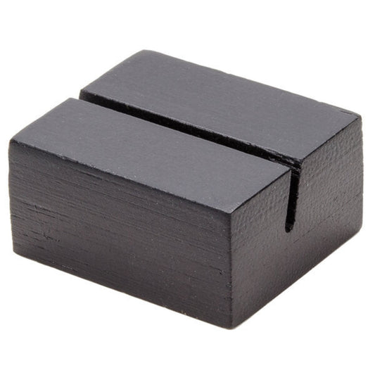 American Metalcraft Bamboo Card Holder, Black - BAMBL125