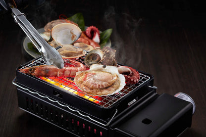 Iwatani Hibachi Portable Butane Grill Stainless Steel Tabletop BBQ CB-ABR-US