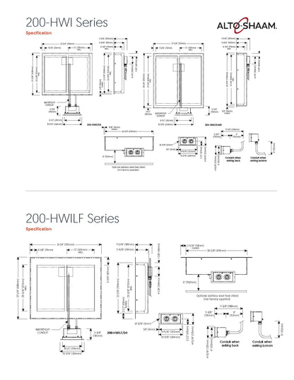 Alto Shaam Drop In Food Warmer - 200-HW-D6