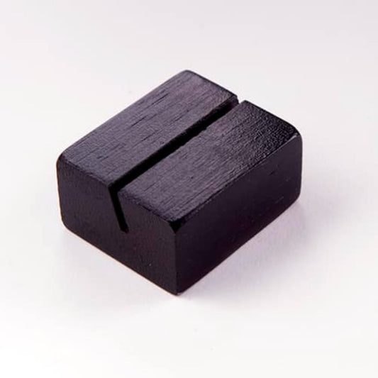 American Metalcraft 竹制卡片夹，黑色 - BAMBL125