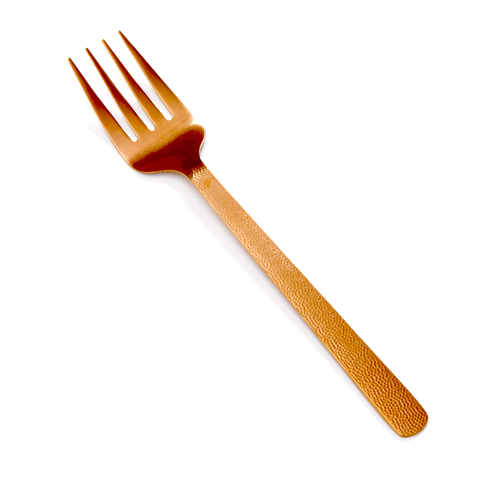 Cold Meat Fork, Hammered, Brnz