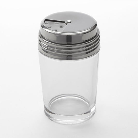 Shaker, 6oz, SS Dial Top, Glass Clear - GLADT6