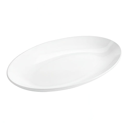 American Metalcraft Oval Melamine Platter White 18x12" - NPW18