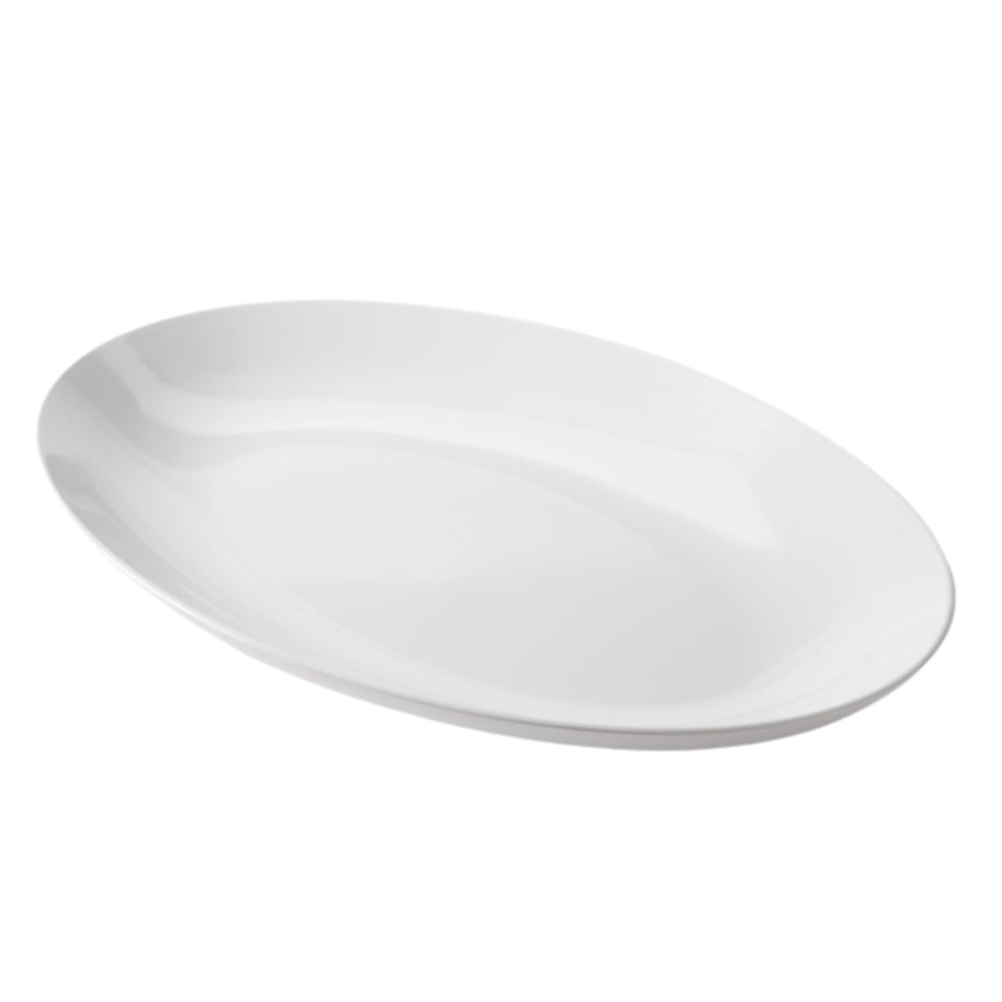 American Metalcraft Oval Melamine Platter White Dishwasher Safe 21-1/2" - NPW21