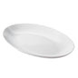 American Metalcraft Oval Melamine Platter White Dishwasher Safe 21-1/2" - NPW21