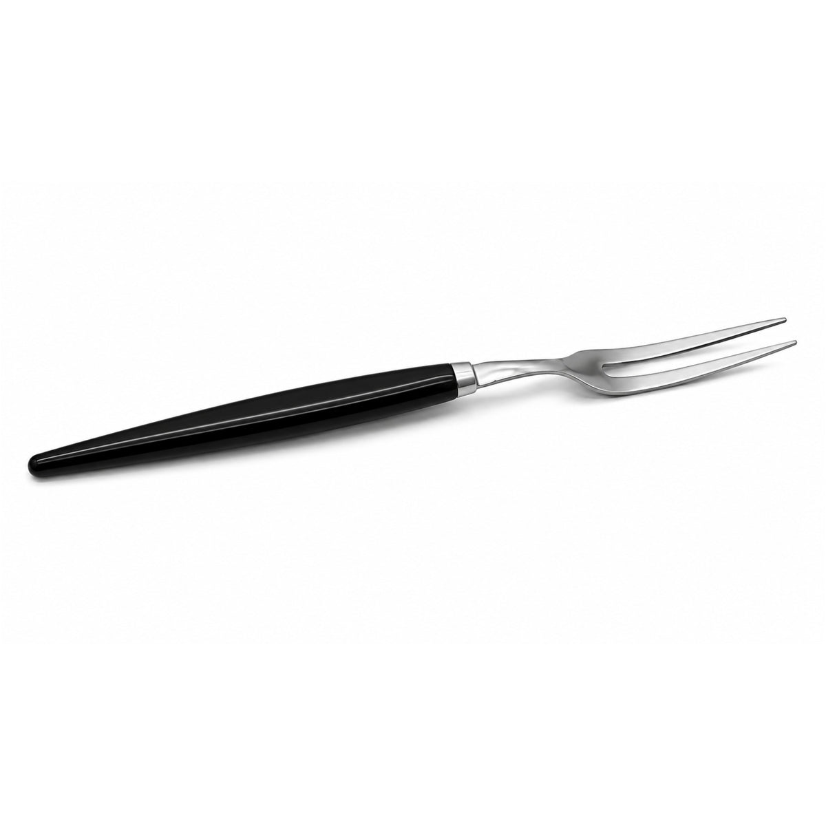 American Metalcraft - 蜗牛叉 7 英寸不锈钢带黑色手柄 - SNF-700
