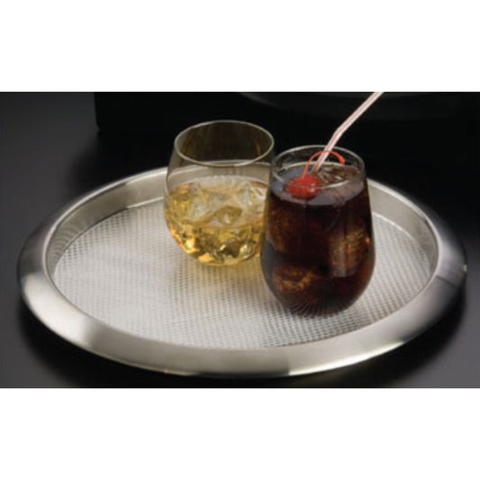 American Metalcraft Bar Tray 14" Satin Fin SS - SSBT14