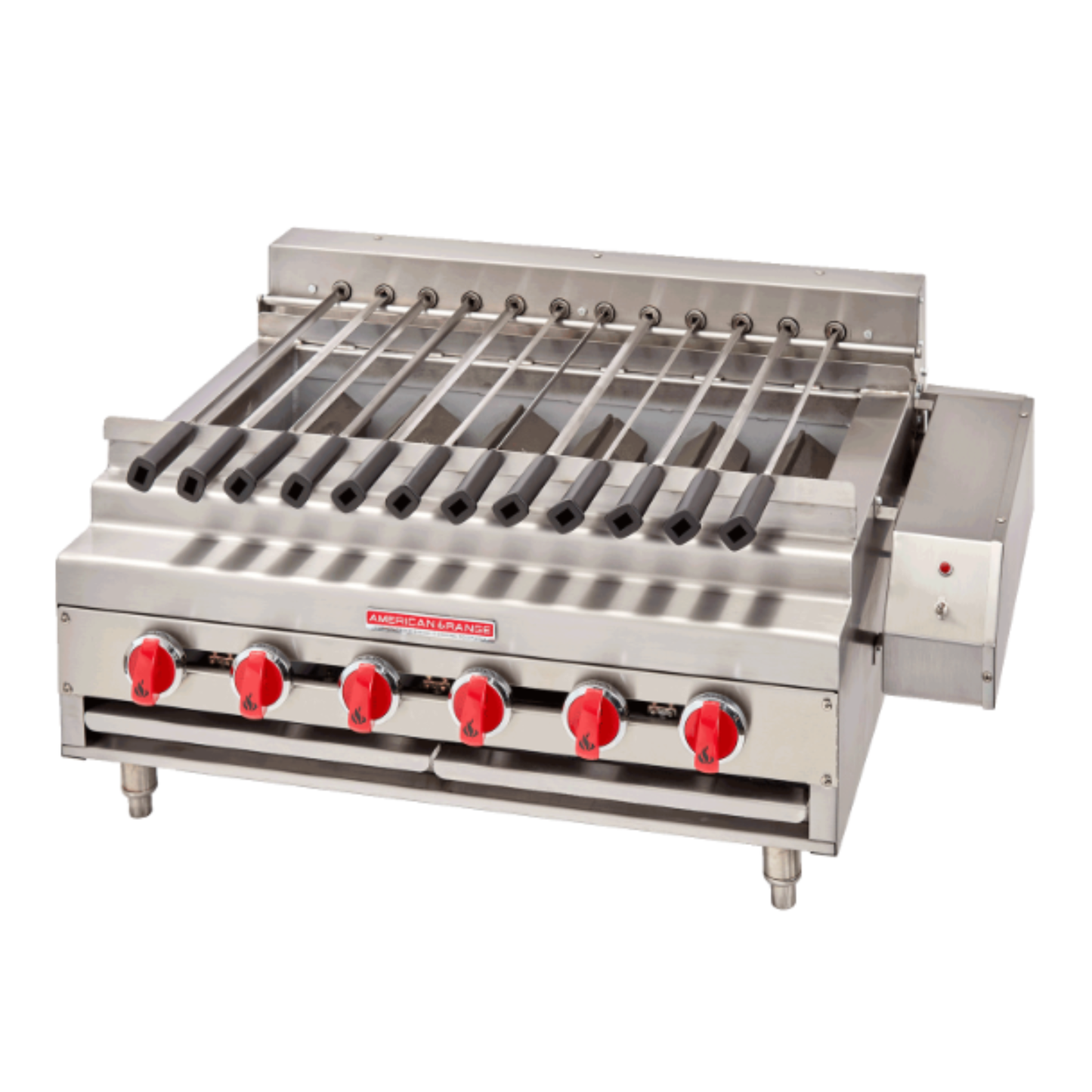 American Range Rotisserie Kebob Broiler 24″ Countertop, 120,000 BTU - ARKB-24-R