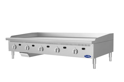 Atosa CookRite Gas Countertop Griddle Chrome Top 60" - 150,000 BTU - ATG-6024-C
