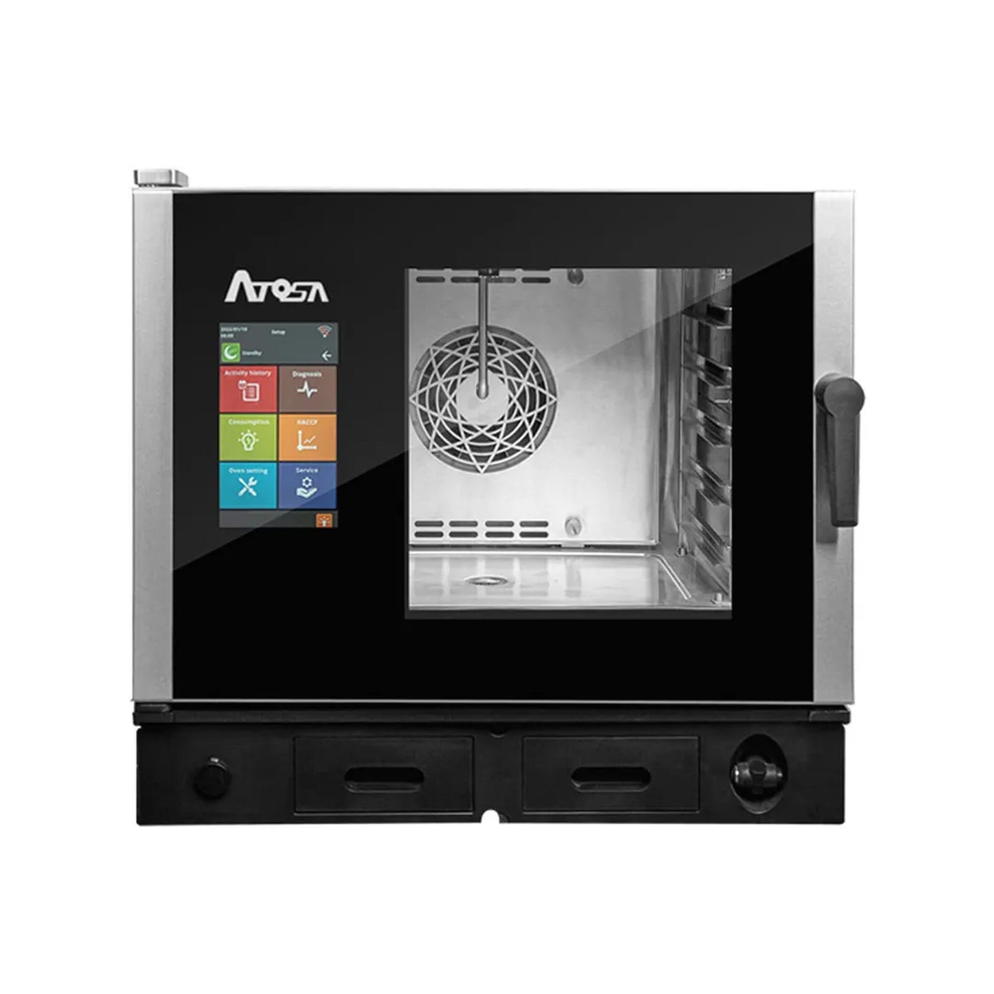 Atosa Electric Smart Touch Combi Oven NSF 5-Pan Half-Size/GN 1/1 AEC-0511E