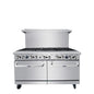 Atosa CookRite 60" Commercial Gas Range Stainless Steel 10-Burner Dual AGR-10B