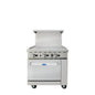 Atosa CookRite Commercial Gas Range Stainless Steel 36" Griddle Top, 1 AGR-36G