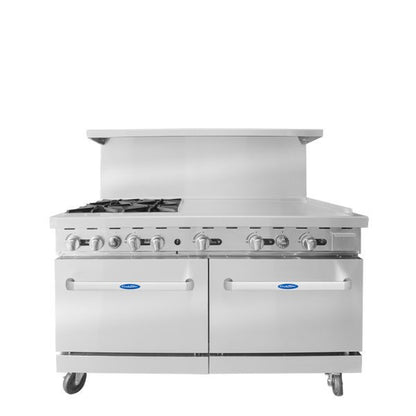 Atosa CookRite Commercial Gas Range Stainless Steel 4 Burners 36" - AGR-4B36GR